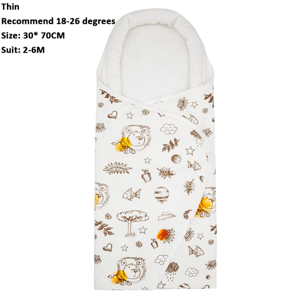 1 Tog Baby Swaddling Wraps for 0-6 Month