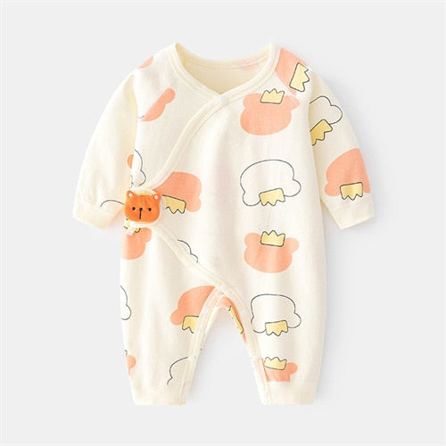 Pasgeboren baby romper/stevige zachte vrijetijdskleding