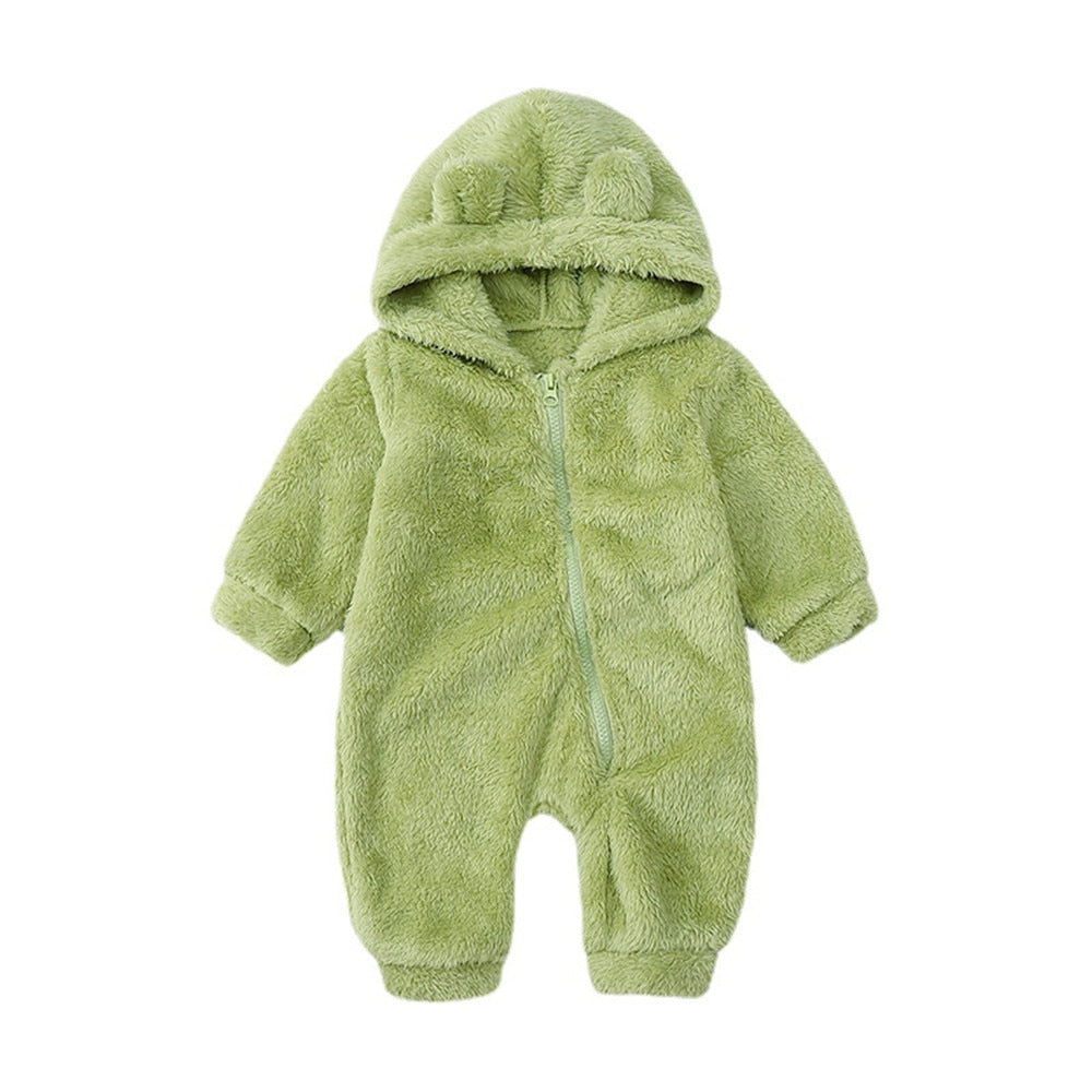 Cuddle Bear Warm Baby Rompers