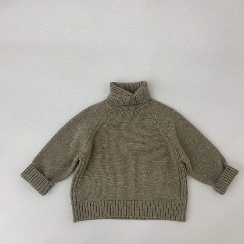 Little Classic Turtleneck Kids Knit Wear