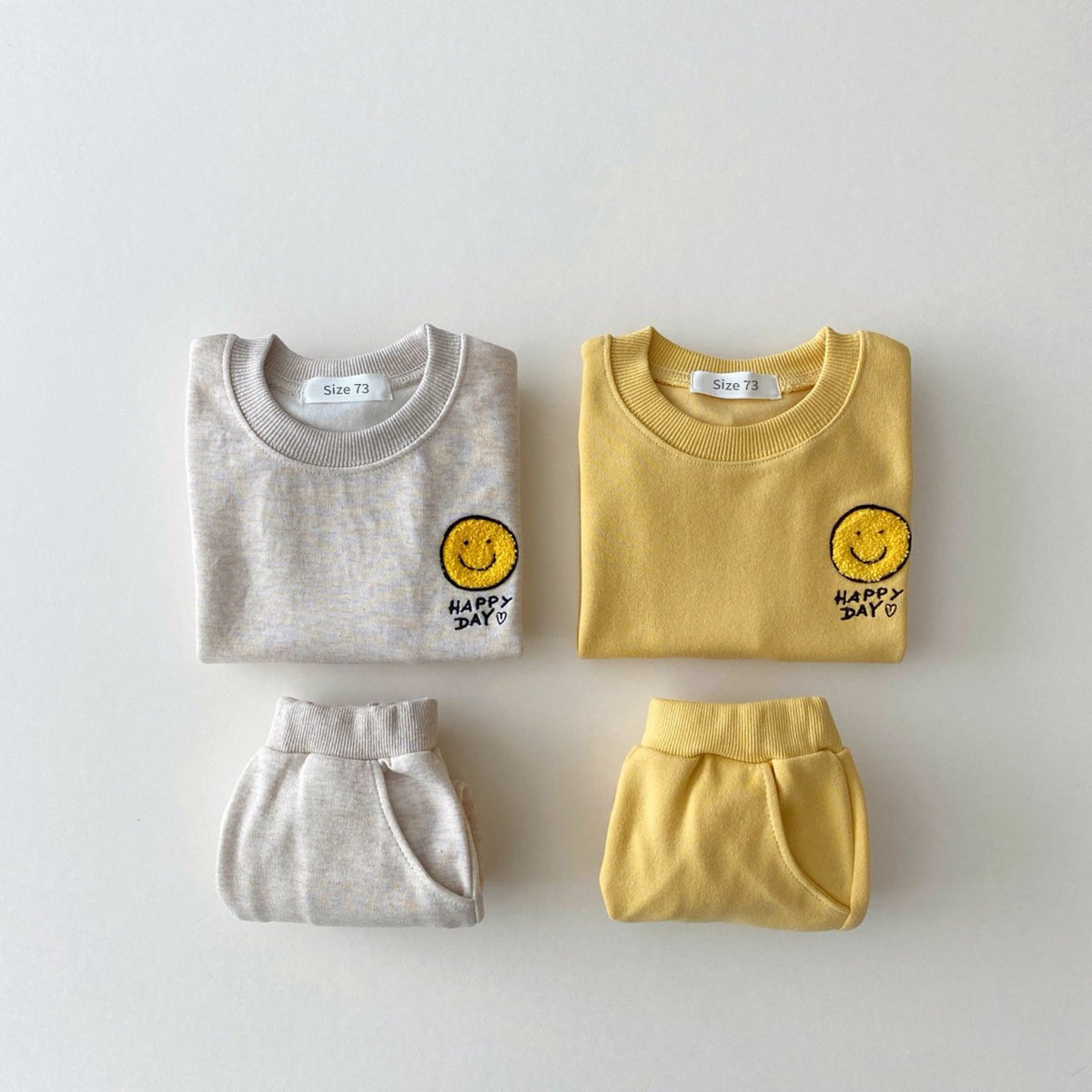 Smiley Face Happy day Sweater en broek Set