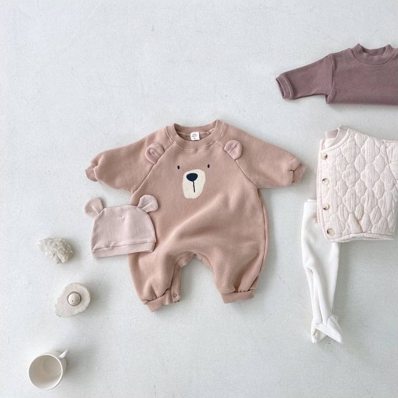 Bear Essentials Baby Romper - Padded Jumpsuit for Little Ones