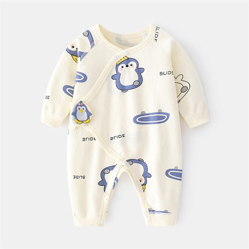 Pasgeboren baby romper/stevige zachte vrijetijdskleding