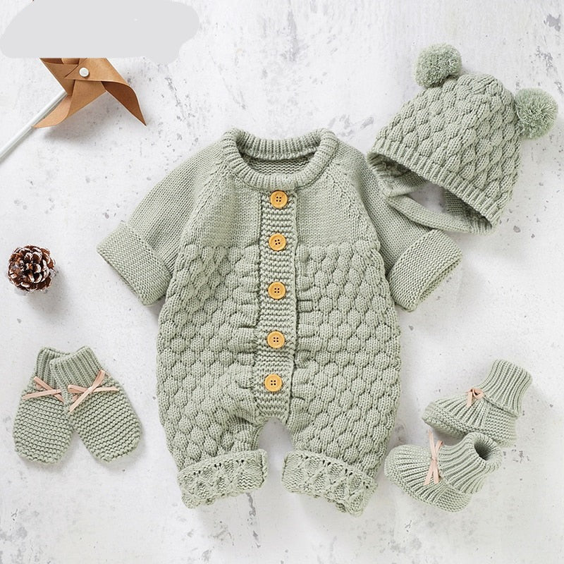 Fleece rompertjes voor baby's