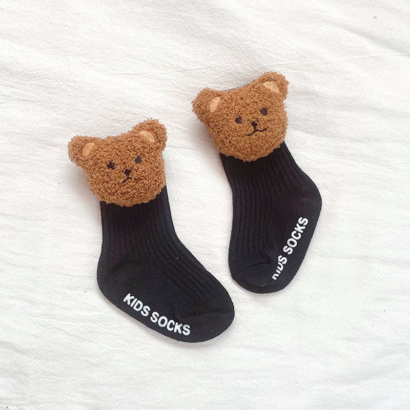 Baby Socks for Kids / Soft Cotton Bear Children Socken For 0-3 Yrar