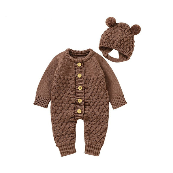 Fleece rompertjes voor baby's