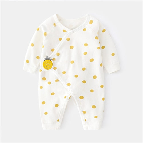 Pasgeboren baby romper/stevige zachte vrijetijdskleding