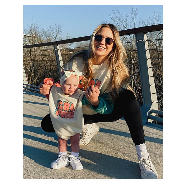 "Girl Power" Baby Sweater