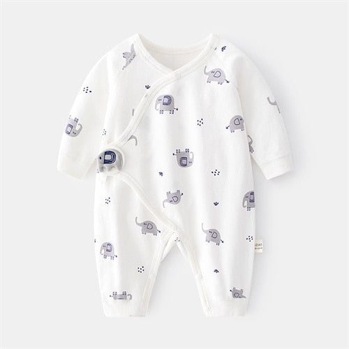 Pasgeboren baby romper/stevige zachte vrijetijdskleding