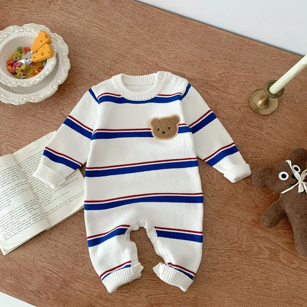 Baby rompertjes peuter / gebreide jumpsuit jongens voor 0-3 jaar