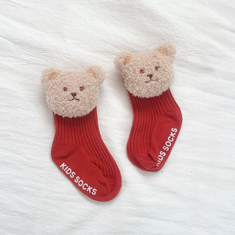 Baby Socks for Kids / Soft Cotton Bear Children Socken For 0-3 Yrar