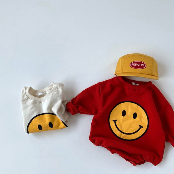 Vrolijke baby-smiley romper