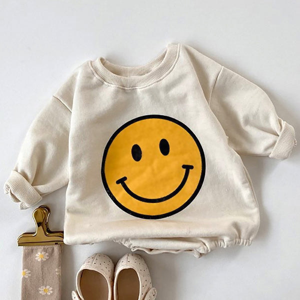 Vrolijke baby-smiley romper