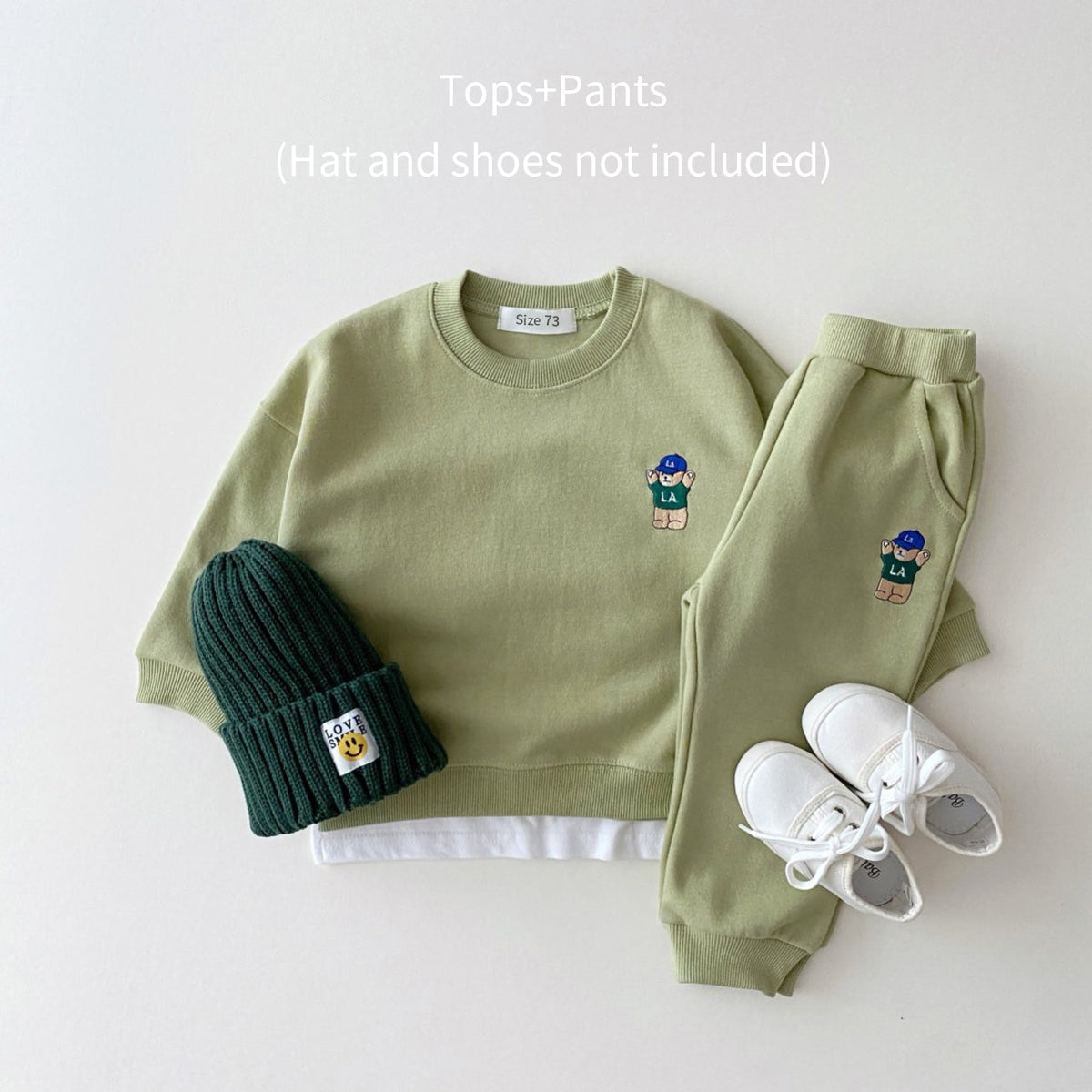 Little LA Bear Sweatshirt+Jogger Pants Set