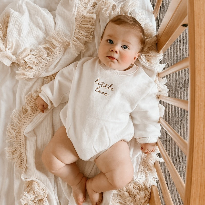 Little Love Daisy Embroidery kinderjumpsuits