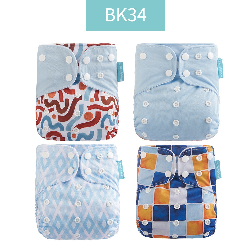 Washable Eco-friendly Baby Cloth Diaper Fit 0-2year