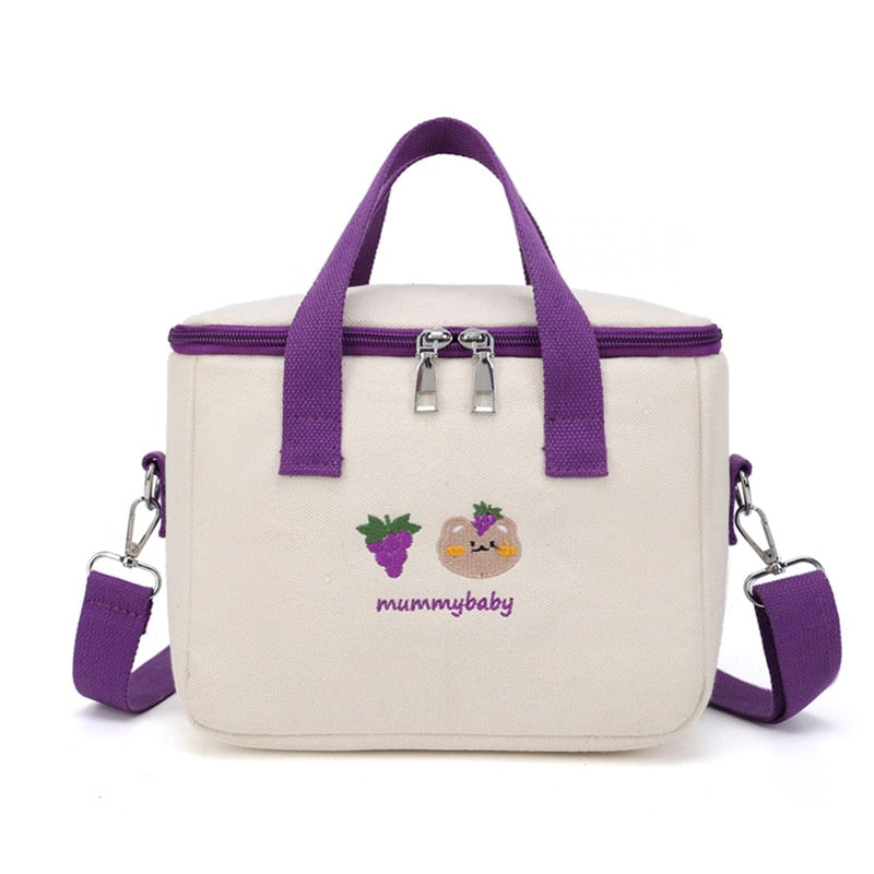 Mother Baby Bag/ Embroidery Thermal Insulation Bag