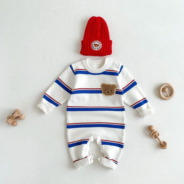 Baby rompertjes peuter / gebreide jumpsuit jongens voor 0-3 jaar