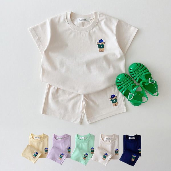 Little LA Bear Top & Short Set