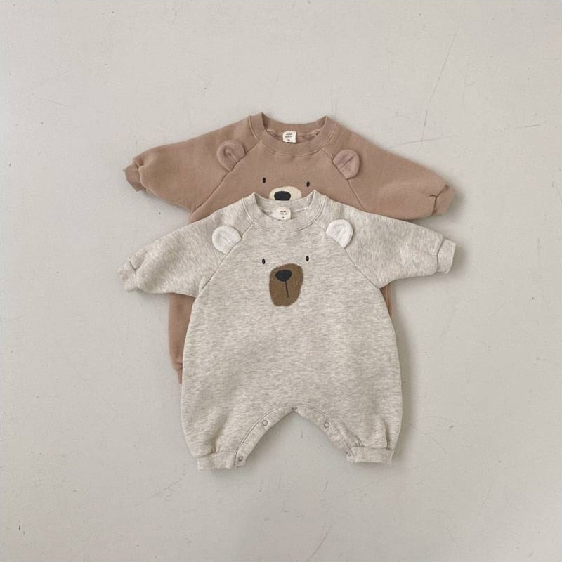 Bear Essentials Baby Romper - Padded Jumpsuit for Little Ones