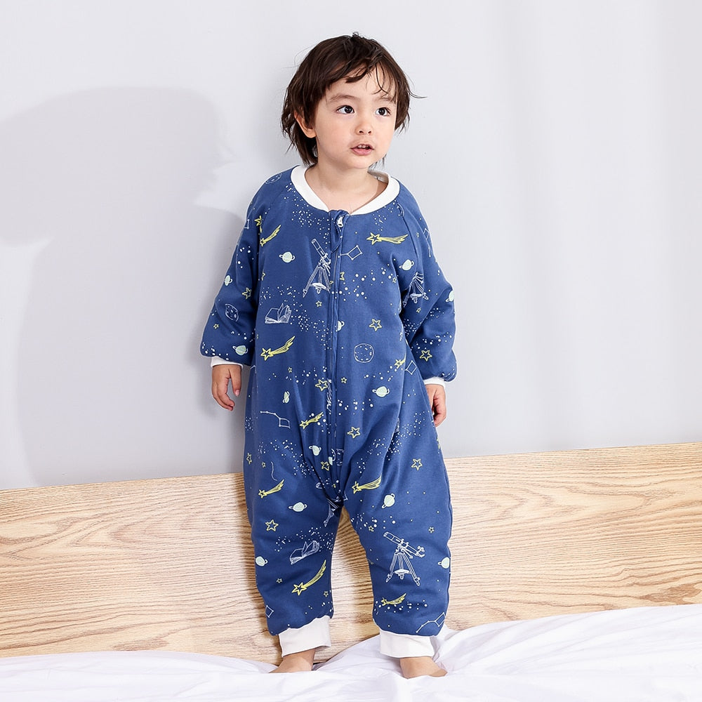 2.5 Tog Baby Sleep suits / Removable Sleeves for 1-4 Year