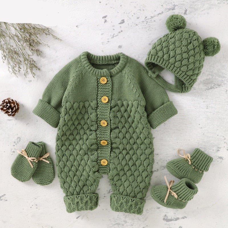 Fleece rompertjes voor baby's