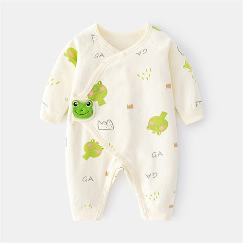 Pasgeboren baby romper/stevige zachte vrijetijdskleding