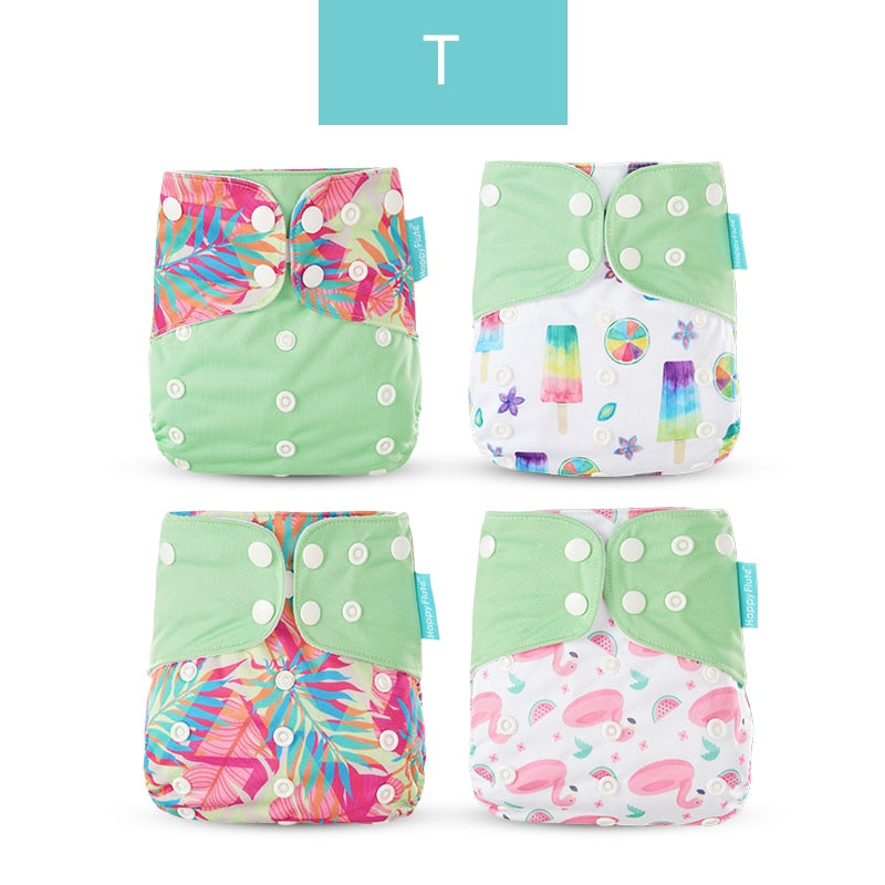 Washable Eco-friendly Baby Cloth Diaper Fit 0-2year