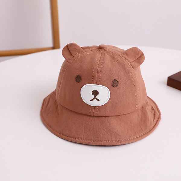 Baby Bucket Hat / Cute Bear Ear Cap Baby Bonnet For 0-2 Year