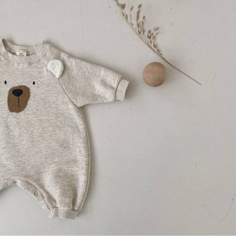 Bear Essentials Baby Romper - Gevoerde jumpsuit voor de kleintjes