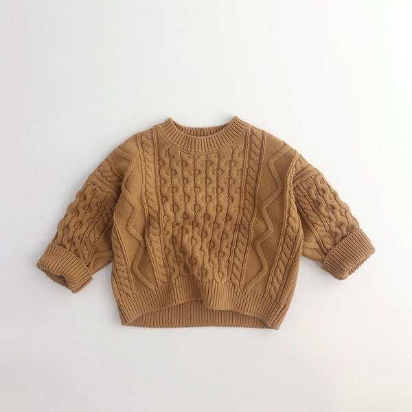 Kindersweaters/pulloverstijl gebreide kleding voor 0-12 jaar