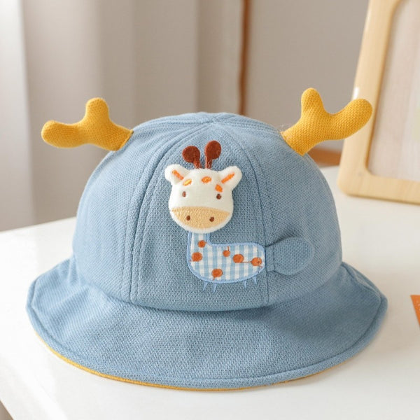 Baby Bucket Hat / Cute Bear Ear Cap Baby Bonnet For 0-2 Year