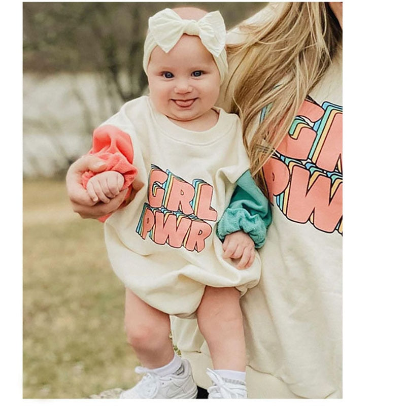 "Girl Power" Baby Sweater