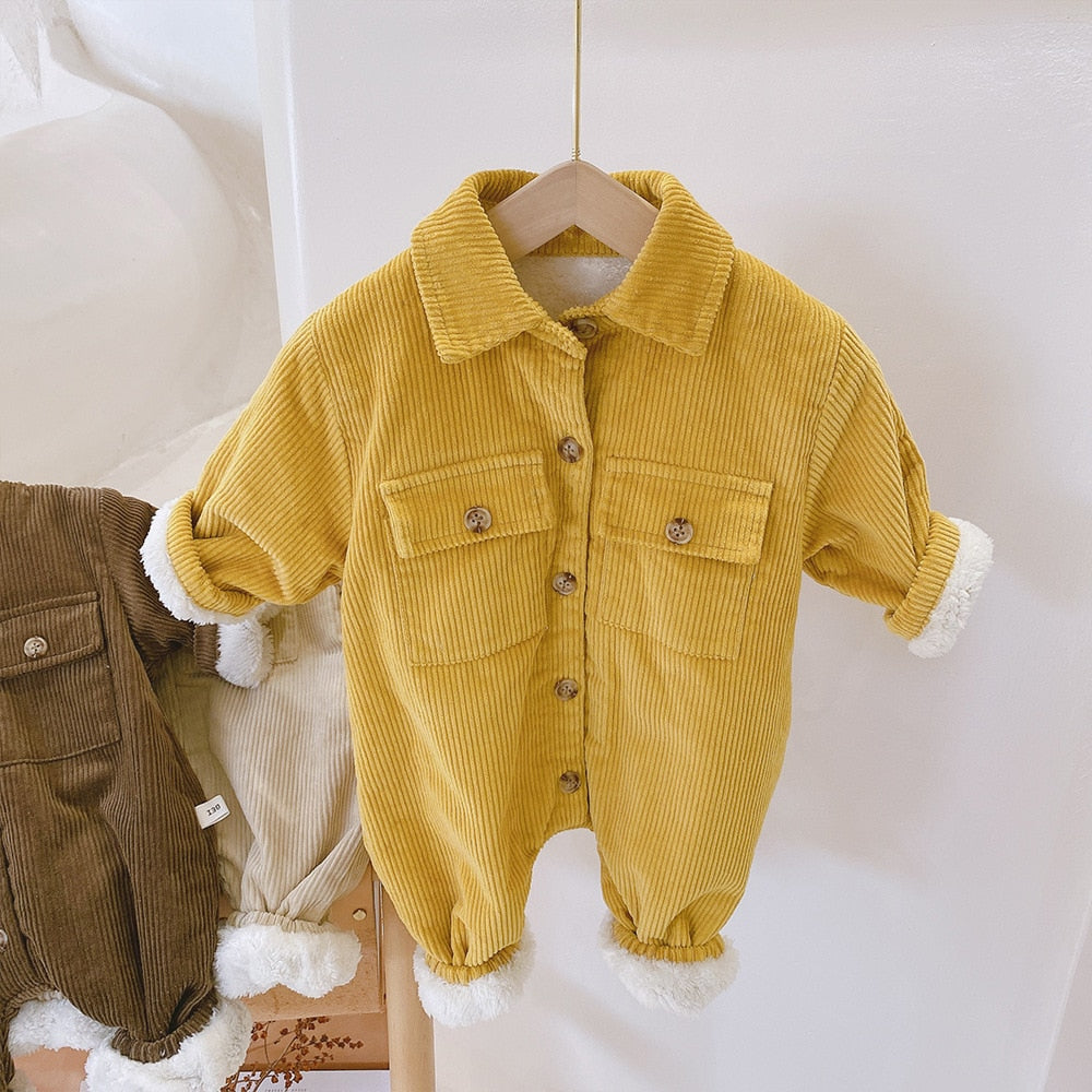 Little Pilot Baby Outfit - Fleece rompertje in schattige pilotenstijl