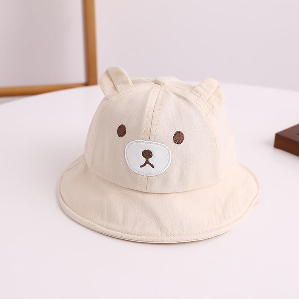 Baby Bucket Hat / Cute Bear Ear Cap Baby Bonnet For 0-2 Year