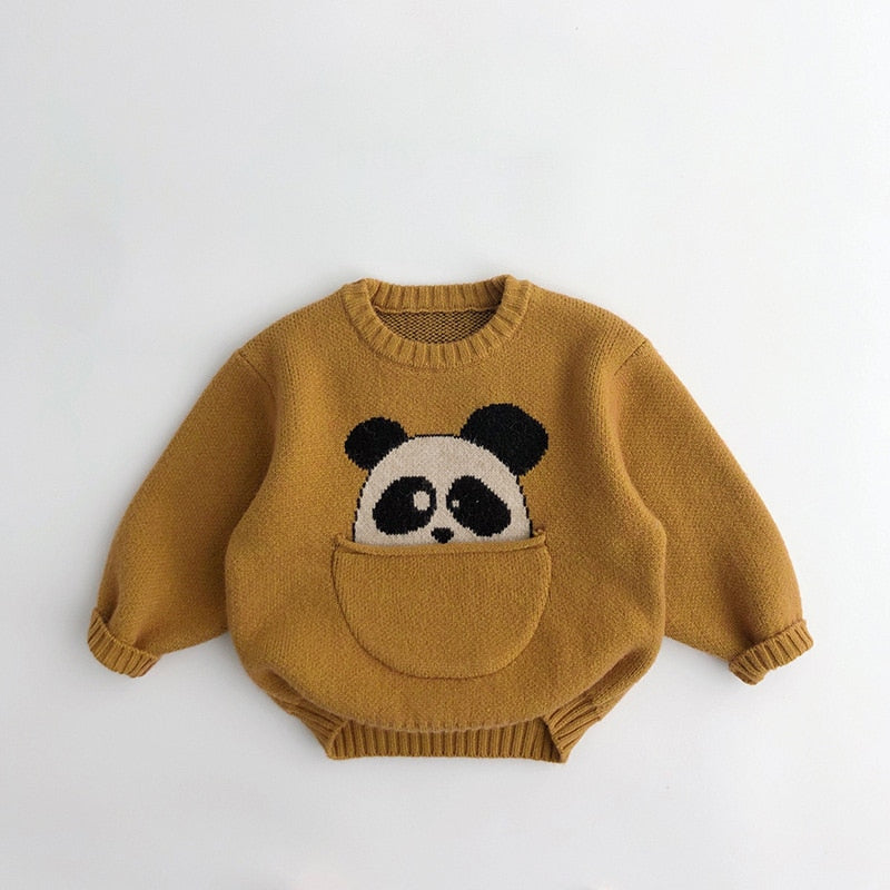 Jongens gebreide pullover outwear cartoon sweater voor 1-6 jr